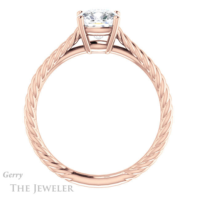 Cushion Cut Forever One Moissanite Engagement Ring #GTJ1263-cushion-fo-r 2 Cushion Cut Forever One Moissanite Engagement Ring #GTJ1263-cushion-fo-r