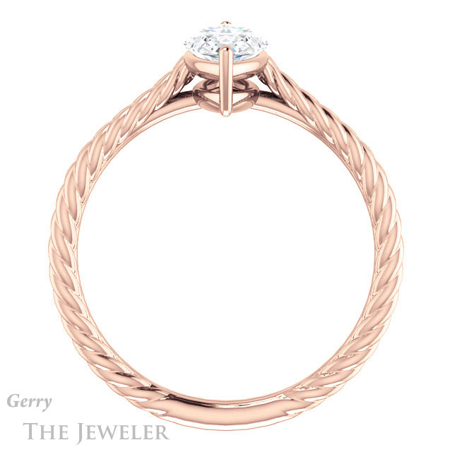 Marquise Cut Forever Brilliant Moissanite Engagement Ring #GTJ1263-marquise-fb-r