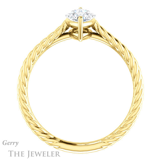 Marquise Cut Forever Brilliant Moissanite Engagement Ring #GTJ1263-marquise-fb-y
