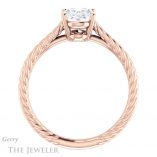 Oval Shaped Forever One Moissanite Engagement Ring #GTJ1263-oval-fo-r 2 Oval Shaped Forever One Moissanite Engagement Ring #GTJ1263-oval-fo-r