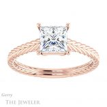 Princess Cut Forever One Moissanite Engagement Ring #GTJ1263-square-fo-r 1 Princess Cut Forever One Moissanite Engagement Ring #GTJ1263-square-fo-r