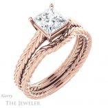 Princess Cut Forever One Moissanite Engagement Ring #GTJ1263-square-fo-r 6 Princess Cut Forever One Moissanite Engagement Ring #GTJ1263-square-fo-r
