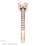Cushion Cut Forever One Moissanite Engagement Ring #GTJ1265-cushion-fo-r