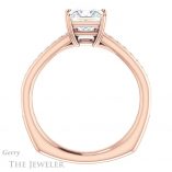 Princess Cut Forever One Moissanite Engagement Ring #GTJ1265-square-fo-r