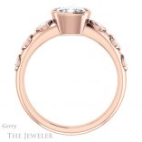 Cushion Cut Forever One Moissanite Engagement Ring #GTJ1266-cushion-fo-r