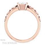 Emerald Cut Forever Brilliant Moissanite Engagement Ring #GTJ1266-emerald-fb-r
