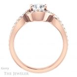Cushion Cut Forever One Moissanite Engagement Ring #GTJ1267-cushion-fo-r