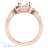 Emerald Cut Forever Brilliant Moissanite Engagement Ring #GTJ1267-emerald-fb-r