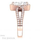 Marquise Cut Forever Brilliant Moissanite Engagement Ring #GTJ1267-marquise-fb-r