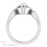 Marquise Cut Forever Brilliant Moissanite Engagement Ring #GTJ1267-marquise-fb-w