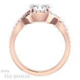 Oval Shaped Forever One Moissanite Engagement Ring #GTJ1267-oval-fo-r 2 Oval Shaped Forever One Moissanite Engagement Ring #GTJ1267-oval-fo-r