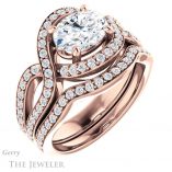 Oval Shaped Forever One Moissanite Engagement Ring #GTJ1267-oval-fo-r 6 Oval Shaped Forever One Moissanite Engagement Ring #GTJ1267-oval-fo-r