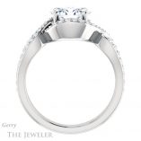 Oval Shaped Forever One Moissanite Engagement Ring #GTJ1267-oval-fo-w 2 Oval Shaped Forever One Moissanite Engagement Ring #GTJ1267-oval-fo-w