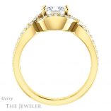 Princess Cut Forever One Moissanite Engagement Ring #GTJ1267-square-fo-y 2 Princess Cut Forever One Moissanite Engagement Ring #GTJ1267-square-fo-y