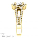 Princess Cut Forever One Moissanite Engagement Ring #GTJ1267-square-fo-y 3 Princess Cut Forever One Moissanite Engagement Ring #GTJ1267-square-fo-y