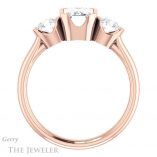 Emerald Cut Forever Brilliant Moissanite Engagement Ring #GTJ1269-emerald-fb-r
