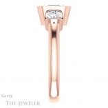 Emerald Cut Forever Brilliant Moissanite Engagement Ring #GTJ1269-emerald-fb-r