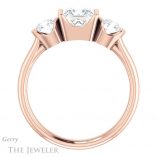 Princess Cut Forever One Moissanite Engagement Ring #GTJ1269-square-fo-r