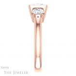 Princess Cut Forever One Moissanite Engagement Ring #GTJ1269-square-fo-r
