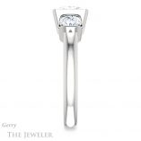 Princess Cut Forever One Moissanite Engagement Ring #GTJ1269-square-fo-w 3 Princess Cut Forever One Moissanite Engagement Ring #GTJ1269-square-fo-w