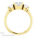 Princess Cut Forever One Moissanite Engagement Ring #GTJ1269-square-fo-y