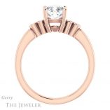 Cushion Cut Forever One Moissanite Engagement Ring #GTJ1270-cushion-fo-r 2 Cushion Cut Forever One Moissanite Engagement Ring #GTJ1270-cushion-fo-r