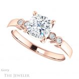 Cushion Cut Forever One Moissanite Engagement Ring #GTJ1270-cushion-fo-r 5 Cushion Cut Forever One Moissanite Engagement Ring #GTJ1270-cushion-fo-r