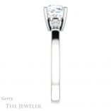 Cushion Cut Forever One Moissanite Engagement Ring #GTJ1270-cushion-fo-w