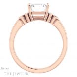 Emerald Cut Forever One Moissanite Engagement Ring #GTJ1270-emerald-fb-r 2 Emerald Cut Forever Brilliant Moissanite Engagement Ring #GTJ1270-emerald-fb-r