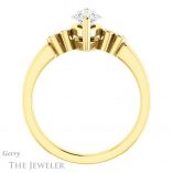 Marquise Cut Forever Brilliant Moissanite Engagement Ring #GTJ1270-marquise-fb-y