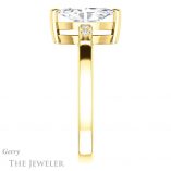 Marquise Cut Forever Brilliant Moissanite Engagement Ring #GTJ1270-marquise-fb-y