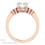 Oval Shaped Forever One Moissanite Engagement Ring #GTJ1270-oval-fo-r 2 Oval Shaped Forever One Moissanite Engagement Ring #GTJ1270-oval-fo-r