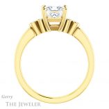 Princess Cut Forever One Moissanite Engagement Ring #GTJ1270-square-fo-y