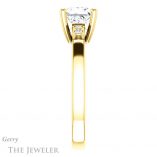 Princess Cut Forever One Moissanite Engagement Ring #GTJ1270-square-fo-y