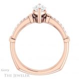 Marquise Cut Forever Brilliant Moissanite Engagement Ring #GTJ1279-marquise-fb-r