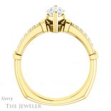 Marquise Cut Forever Brilliant Moissanite Engagement Ring #GTJ1279-marquise-fb-y