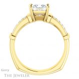Princess Cut Forever One Moissanite Engagement Ring #GTJ1279-square-fo-y 2 Princess Cut Forever One Moissanite Engagement Ring #GTJ1279-square-fo-y