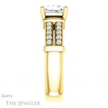Princess Cut Forever One Moissanite Engagement Ring #GTJ1279-square-fo-y 3 Princess Cut Forever One Moissanite Engagement Ring #GTJ1279-square-fo-y