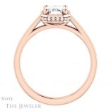 Emerald Cut Forever One Moissanite Engagement Ring #GTJ1284-emerald-fb-r 2 Emerald Cut Forever Brilliant Moissanite Engagement Ring #GTJ1284-emerald-fb-r