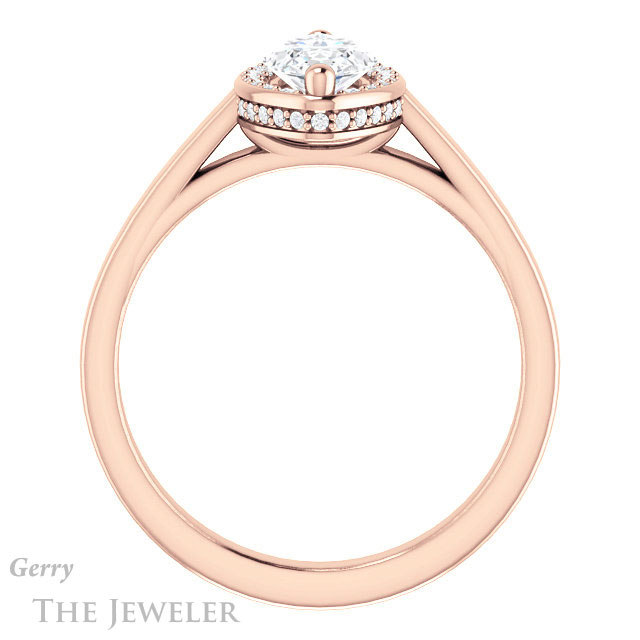 Marquise Cut Forever Brilliant Moissanite Engagement Ring #GTJ1284-marquise-fb-r