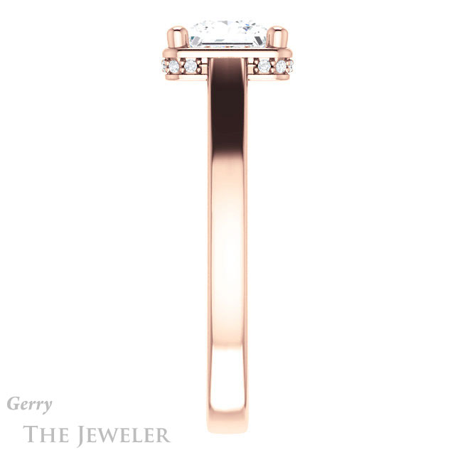 Princess Cut Forever One Moissanite Engagement Ring #GTJ1284-square-fo-r 3 Princess Cut Forever One Moissanite Engagement Ring #GTJ1284-square-fo-r