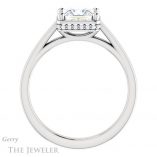 Princess Cut Forever One Moissanite Engagement Ring #GTJ1284-square-fo-w 2 Princess Cut Forever One Moissanite Engagement Ring #GTJ1284-square-fo-w