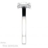 Princess Cut Forever One Moissanite Engagement Ring #GTJ1284-square-fo-w 3 Princess Cut Forever One Moissanite Engagement Ring #GTJ1284-square-fo-w