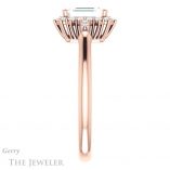 Emerald Cut Forever One Moissanite Engagement Ring #GTJ1285-emerald-fb-r 3 Emerald Cut Forever Brilliant Moissanite Engagement Ring #GTJ1285-emerald-fb-r