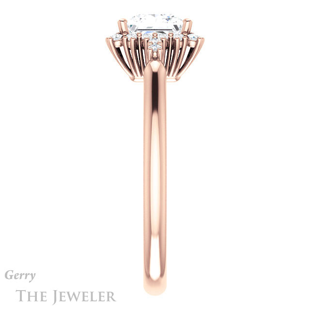Princess Cut Forever One Moissanite Engagement Ring #GTJ1285-square-fo-r 3 Princess Cut Forever One Moissanite Engagement Ring #GTJ1285-square-fo-r