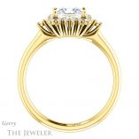 Princess Cut Forever One Moissanite Engagement Ring #GTJ1285-square-fo-y 2 Princess Cut Forever One Moissanite Engagement Ring #GTJ1285-square-fo-y