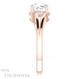 Cushion Cut Forever One Moissanite Engagement Ring #GTJ1292-cushion-fo-r