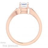 Emerald Cut Forever Brilliant Moissanite Engagement Ring #GTJ1292-emerald-fb-r