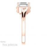 Emerald Cut Forever Brilliant Moissanite Engagement Ring #GTJ1292-emerald-fb-r