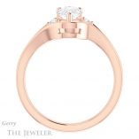 Pear Shaped Forever One Moissanite Engagement Ring #GTJ1292-pear-fb-r 2 Pear Shaped Forever Brilliant Moissanite Engagement Ring #GTJ1292-pear-fb-r